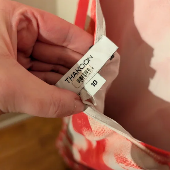 Thakoon Pink and White Tie-Dye Maxi Dress - Picture 6 of 6